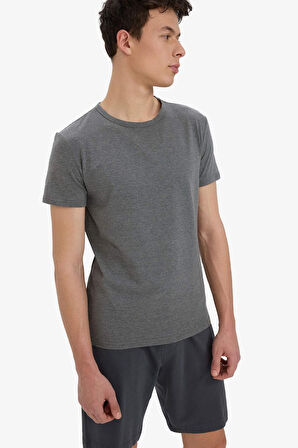 DeFacto Slim Fit Dar Kesim Bisiklet Yaka Üst L4885AZ25SPAR198