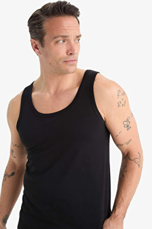 Slim Fit Dar Kesim 2'li Atlet
