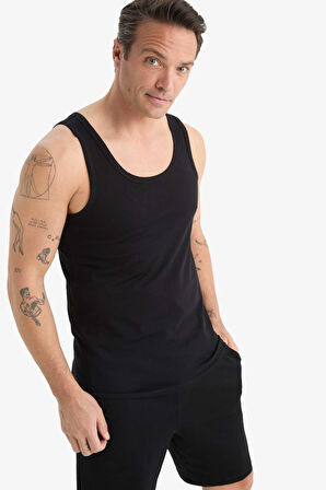 Slim Fit Dar Kesim 2'li Atlet