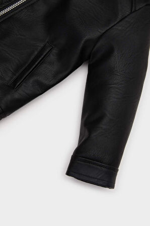 Erkek Bebek Pelüş Astar Mont