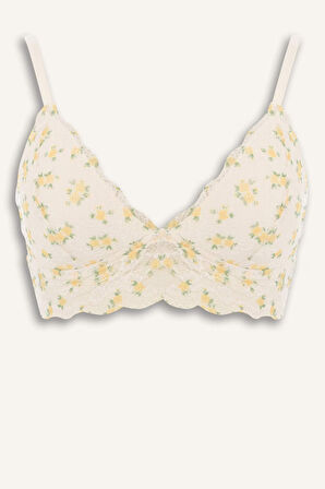 Leopar Desenli Pedli Dantelli Bralet-Fall in Love