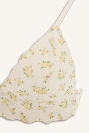 Leopar Desenli Pedli Dantelli Bralet-Fall in Love