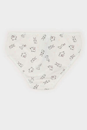 Kız Çocuk Desenli 3'lü Slip Külot