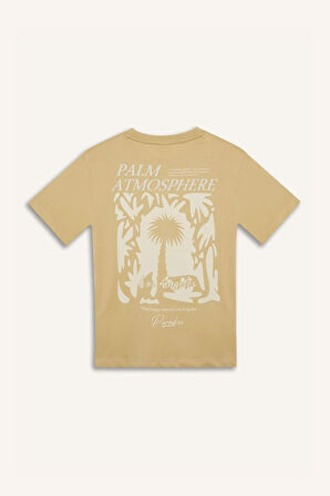 DeFacto Erkek Çocuk Bisiklet Yaka Baskılı Kısa Kollu Tişört E3741A825SMBG809