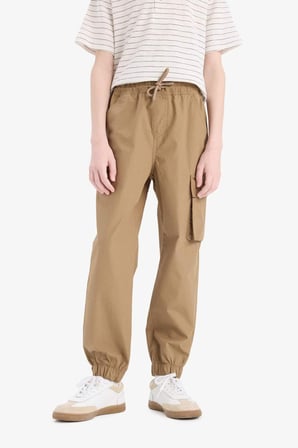 Erkek Çocuk Kargo Jogger Standart Paça Paraşüt Pantolon