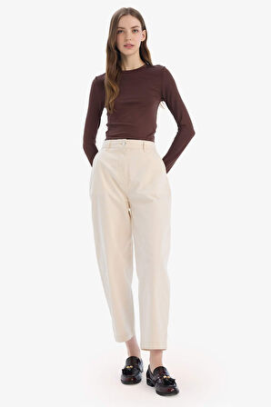 DeFacto Carrot Fit Gabardin Pantolon Normal Bel E5963AX25SPER218