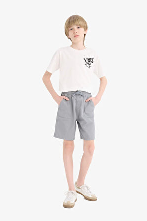 Erkek Çocuk Regular Fit Gabardin Şort