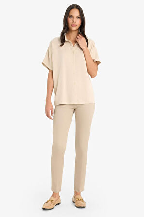 Boxy Fit Belmando Kısa Kollu Gömlek