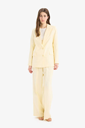 Oversize Geniş Kalıp Tensel Blazer Ceket