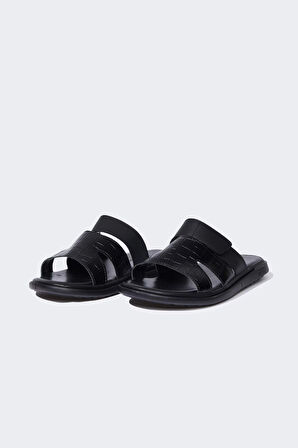 DeFacto Erkek Düz Taban Suni Deri Terlik E6246AX25HSBK23