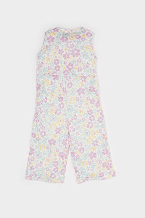 Kız Bebek Çiçekli Tulum