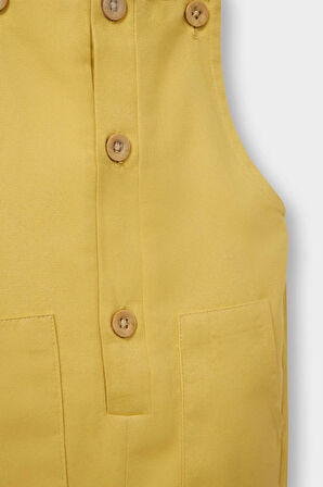 DeFacto Erkek Bebek Gabardin Salopet Tulum E9010A525SMYL516