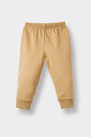 Erkek Bebek 2'li Takım Baskılı Sweatshirt Eşofman Altı