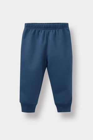 Defacto E8999A5IN257 İndigo Erkek Bebek 2'li Takım Baskılı Sweatshirt Eşofman Altı