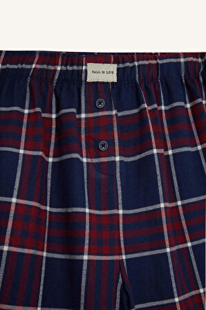 Fall in Love Regular Fit Uzun Boy Flanel Alt