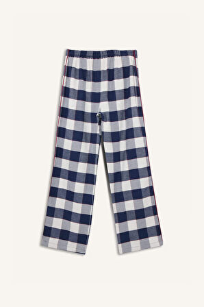 Regular Fit Uzun Kollu 2'li Flanel Takım Fall in Love