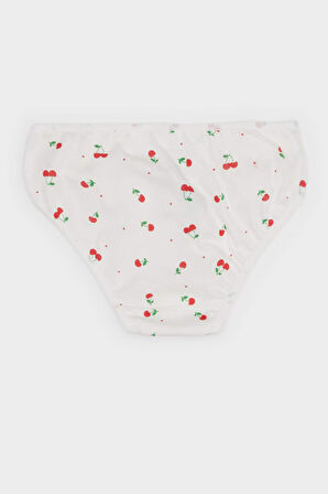 Kız Çocuk Desenli 3'lü Slip Külot