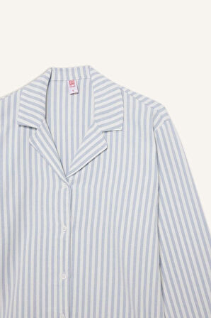 Regular Fit Uzun Kollu 2'li Flanel Takım Fall in Love