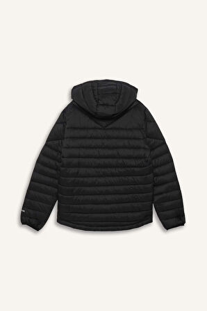 DeFactoFit Su İtici Slim Fit Dar Kesim Kapüşonlu Fermuarlı Mont