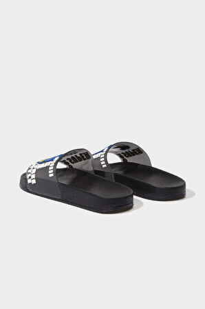 Erkek Çocuk Desenli Yüksek Taban Terlik