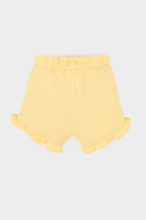 DeFacto Kız Bebek Beli Lastikli Waffle Şort A8043A525SMYL142