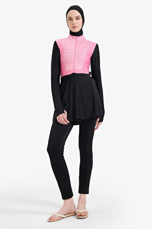 Regular Fit Hızlı Kuruyan Baskılı 5'li Burkini Takım