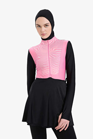 Regular Fit Hızlı Kuruyan Baskılı 5'li Burkini Takım