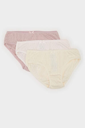 DeFacto Kız Çocuk 3'lü Slip Külot E7070A825SPER233