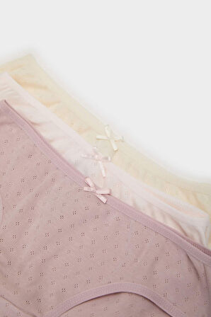 DeFacto Kız Çocuk 3'lü Slip Külot E7070A825SPER233