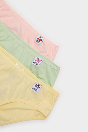 Kız Çocuk 3'lü Slip Külot