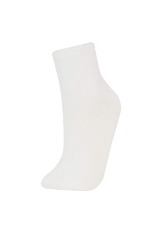 DeFacto Kadın Dikişsiz Rahat Lastikli Ultra Soft 2'li Bambu Soket Çorap E8643AXNSKR1