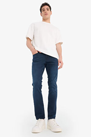 Pedro Slim Fit Dar Kalıp Normal Bel Dar Paça Jean Pantolon