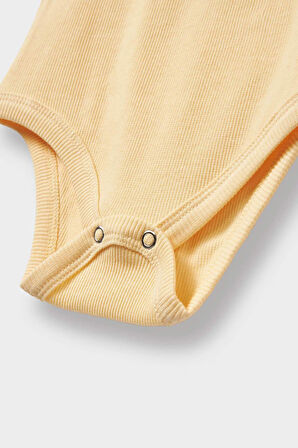 Erkek Bebek 2'li Takım Dinazor Baskılı Kısa Kollu Fitilli Kaşkorse Kısa Kollu ÇIçılt Body Şort