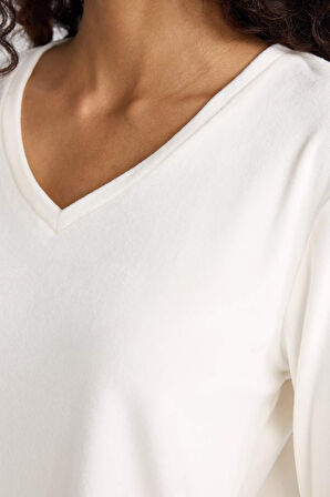 Pijama Takımı Regular Fit Uzun Kollu Velur Üst Kareli Uzun Alt-Fall in Love