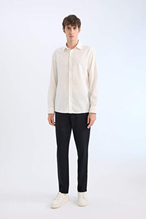 DeFacto Regular Fit Polo Yaka Uzun Kollu Gömlek D7394AX25SPER77