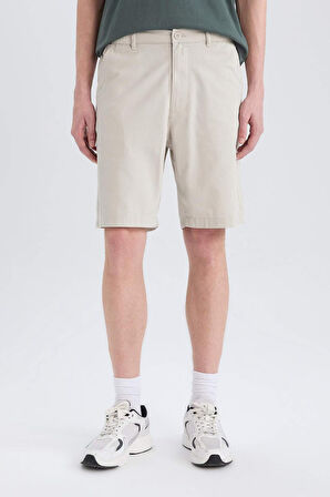 %100 Pamuk Regular Fit Bermuda Şort