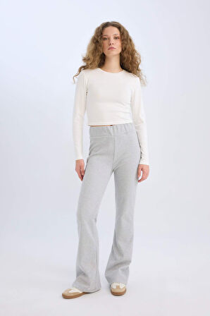 DeFacto Wide Leg Geniş Paça Esnek Belli Uzun Boy Pantolon E4387AX24WNGR256