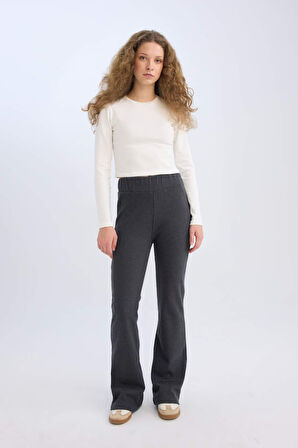 DeFacto Wide Leg Geniş Paça Esnek Belli Uzun Boy Pantolon E4387AX24WNAR191