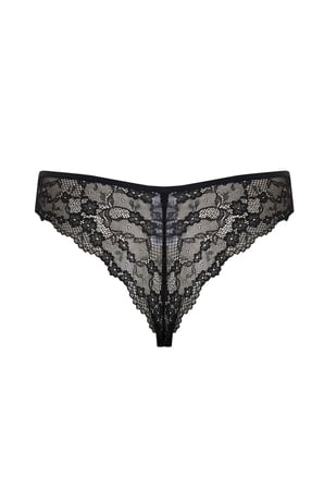 DeFacto Dantel Brazilian Külot-Fall in Love T3197AZ25SPBK27