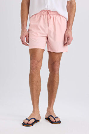 File Astarlı Kısa Boy Hızlı Kuruyan Deniz Şortu