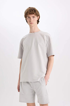 DeFacto Slim Fit Dar Kesim Dar Paça Basic Düz Şort B8674AX25SPGR184