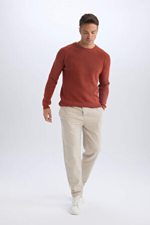 DeFacto %100 Pamuk Regular Fit Normal Kesim Yazlık Jogger Pantolon D1045AX25SPBG712