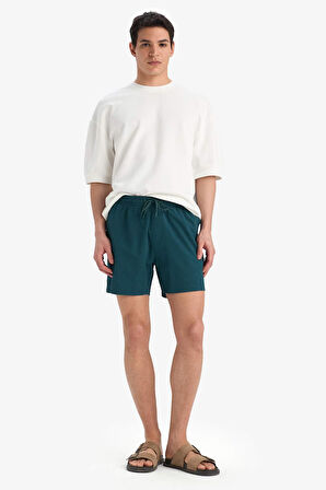 File Astarlı Kısa Boy Deniz Şortu