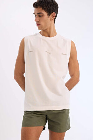 DeFacto Regular Fit File Astarlı Diz Üstü Deniz Şortu E4736AX25HSKH109