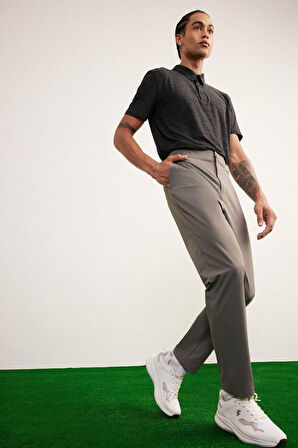 DeFactoFit Slim Fit Dar Kesim Standart Paça Esnek Multifonksiyonel Dokuma Sporcu Pantolon E3333AX25SPKH488