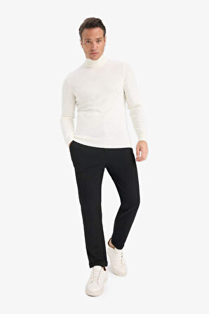 Jogger Fit Düz Paça Pantolon