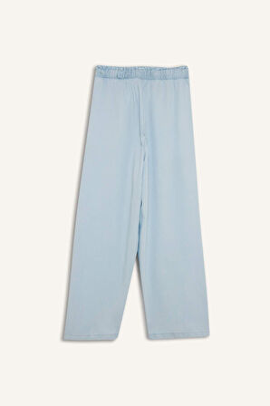 DeFacto Pull On Culotte Yüksek Esnek Belli Tensel Yıkamalı Pantolon D8240AX25SMNM85