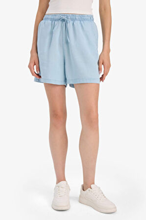 Yüksek Bel Tensel Şort