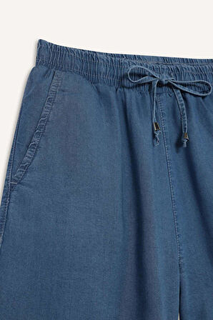 Yüksek Bel Tensel Şort