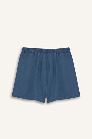 Yüksek Bel Tensel Şort